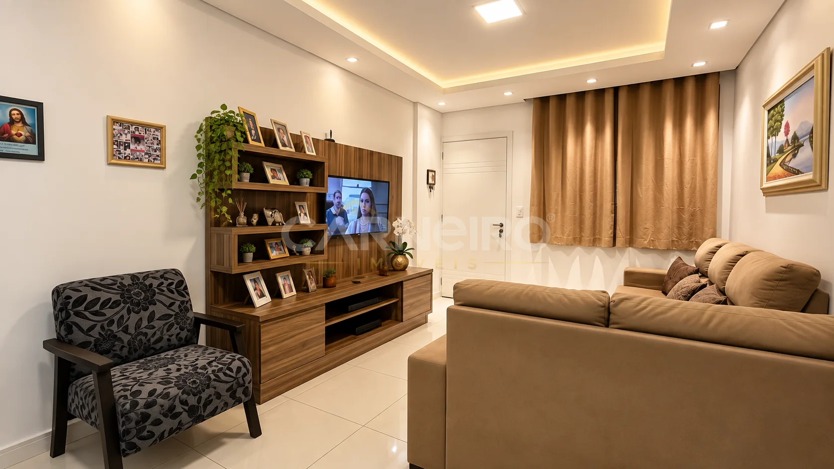 Sala de Tv do imóvel APARTAMENTO RES. JULIA I SANTA TEREZINHA