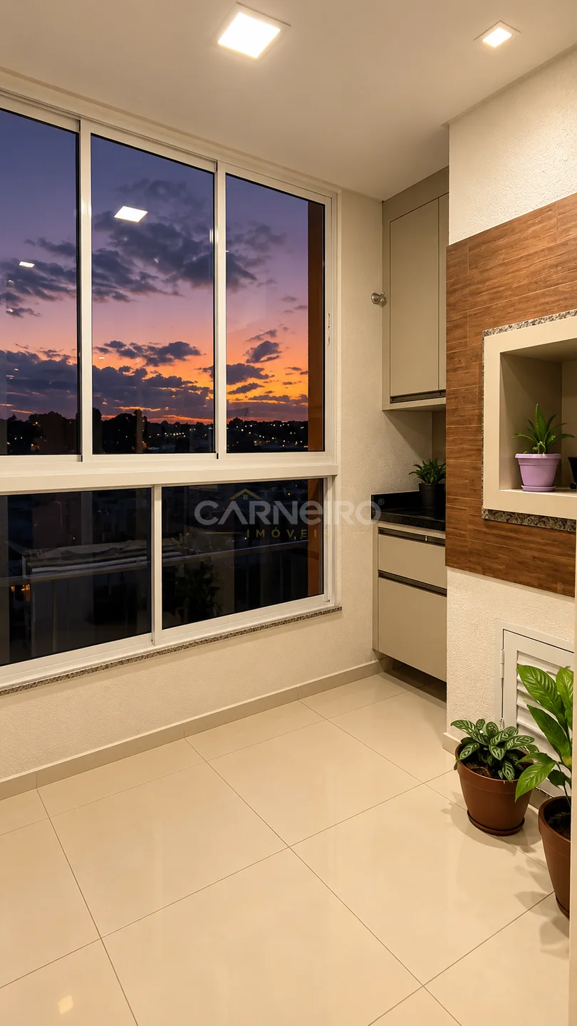 Sacada do imóvel APARTAMENTO RES. JULIA I SANTA TEREZINHA