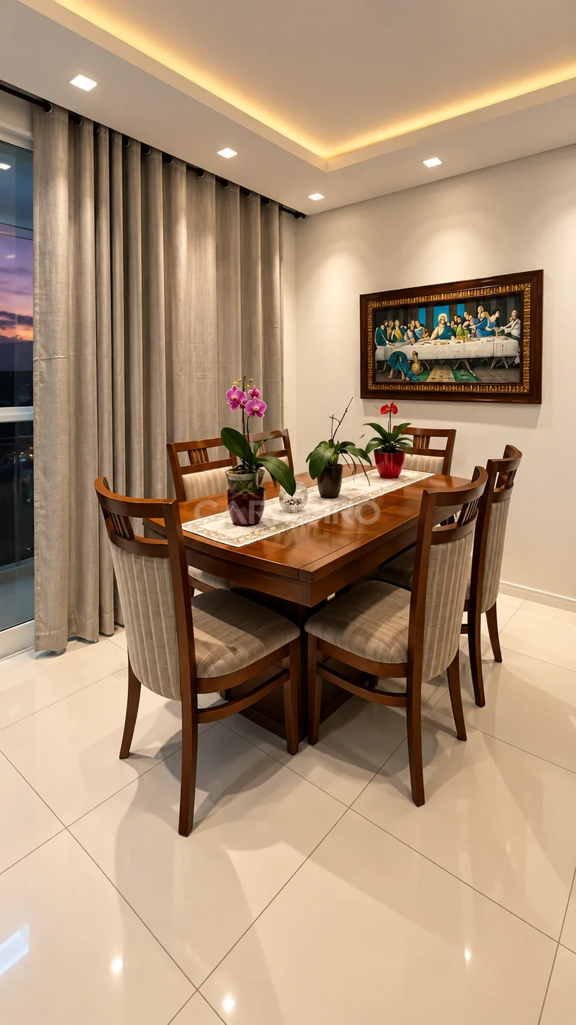 Sala de Jantar do imóvel APARTAMENTO RES. JULIA I SANTA TEREZINHA