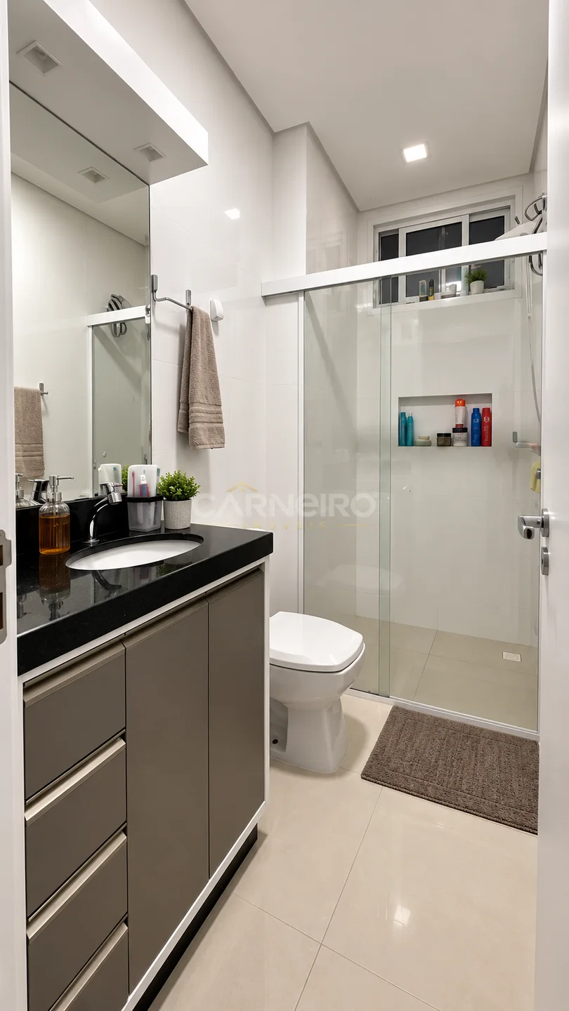 Banheiro Suite do imóvel APARTAMENTO RES. JULIA I SANTA TEREZINHA