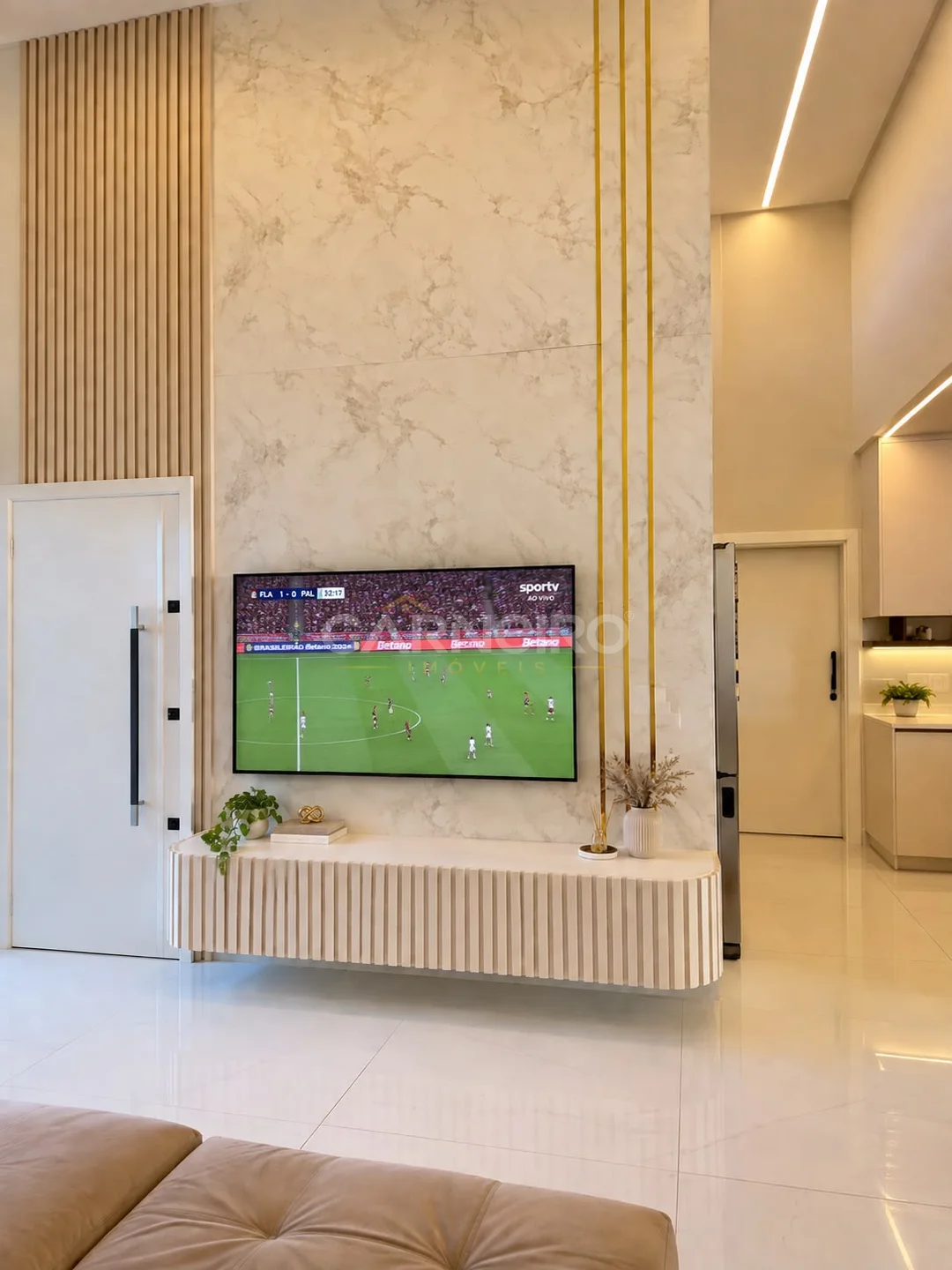 Sala de TV do imóvel Casa Térrea de Alto Padrão à Venda | Parque do Som